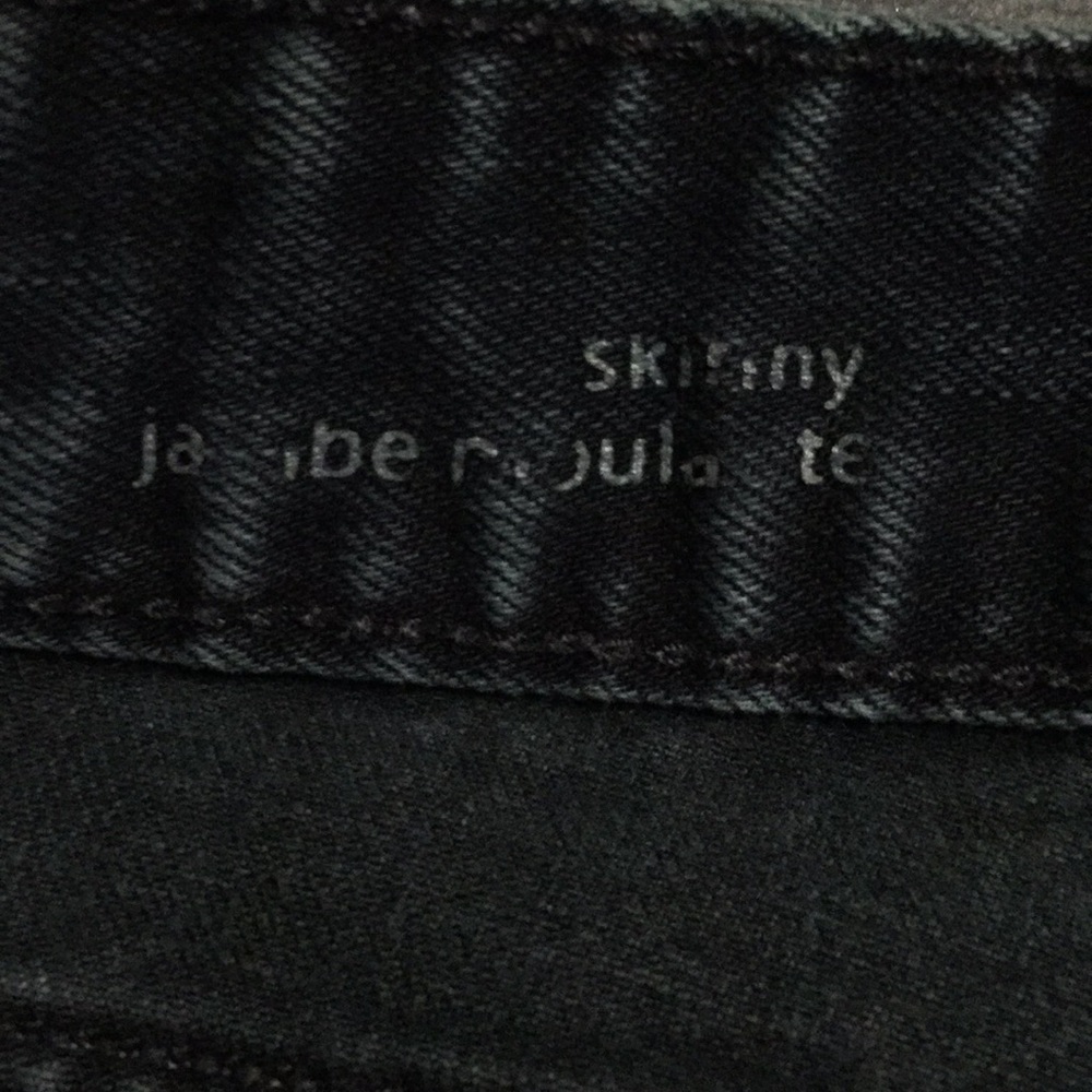 Faded Black Denim Jeans 8R - Picture 14 of 15